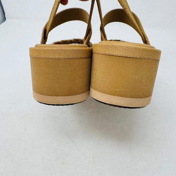 Rothy’s Woven Strap Platform Sandals Women’s Size 8 Coastal Eco-Friendly Comfort - Picture 9 of 13